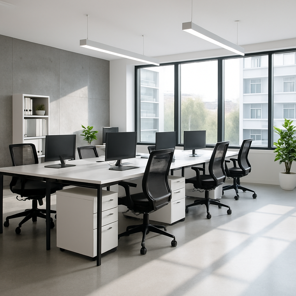 Professional cleaning photo for: The Comprehensive Guide to Office Cleaning for Businesses in Sydney. Modern clean space, no text, no people.